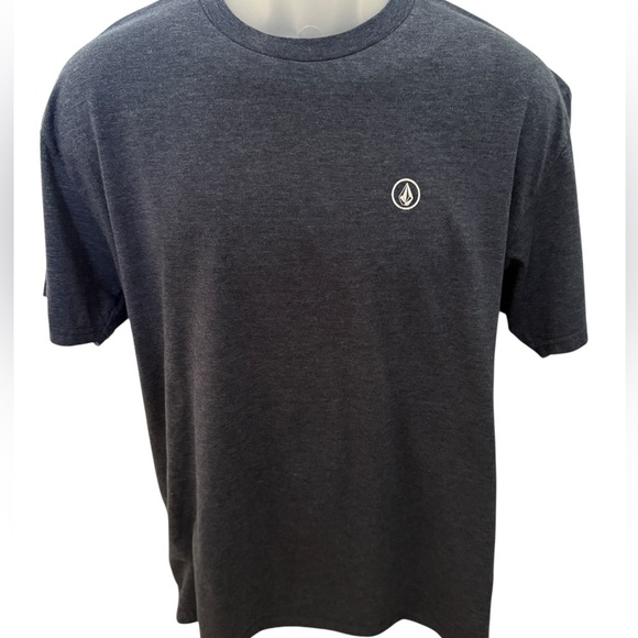 Volcom Stone Logo Blue Tee Shirt Men L Large - Picture 1 of 6